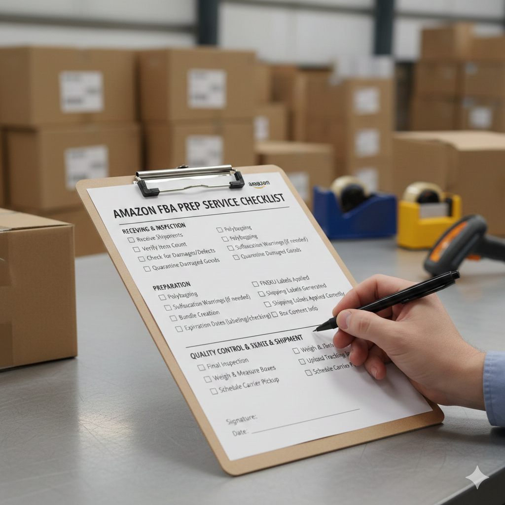 Amazon FBA Prep Service Checklist
